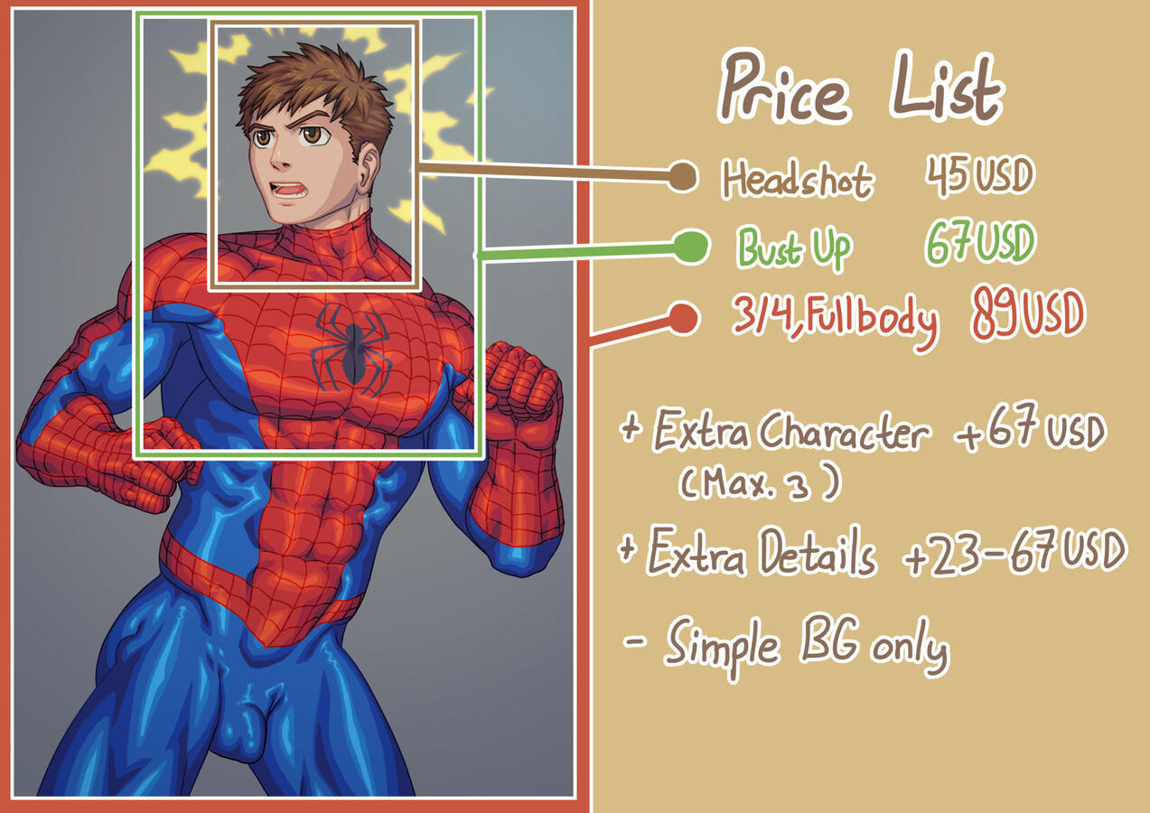 Commission Price List